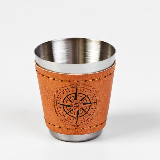 Подарочный набор Компас: фляжка 270 мл, 4 стопки, воронка - Сима-ленд фото 2