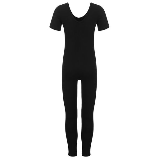 Комбинезон гимнастический Grace Dance, c коротким рукавом, р. 40, цвет чёрный  фото 10