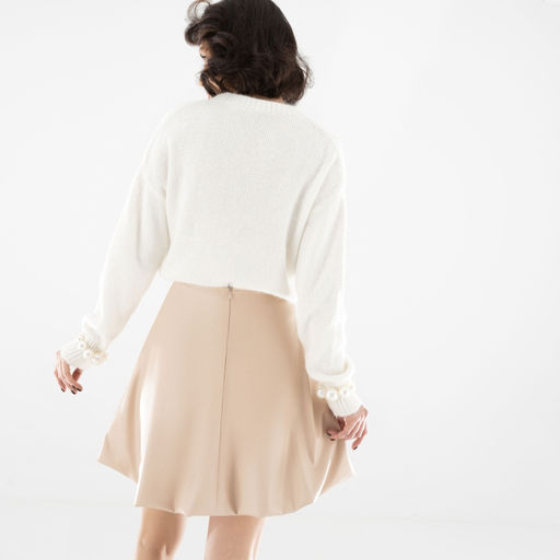 Юбка из экокожи Расклад на успех (sugar) - Charutti фото 5