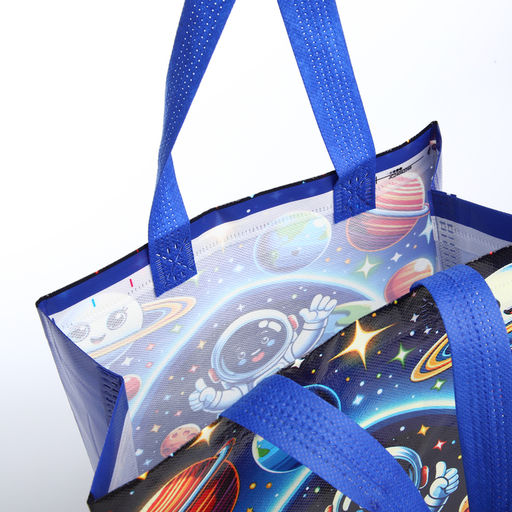 Цена за 2 шт. Сумка детская без застёжки, цвет синий