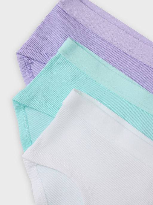 Трусы для девочки слипы мультипак (3 шт.) в бело-серых оттенках - Mark formelle фото 3