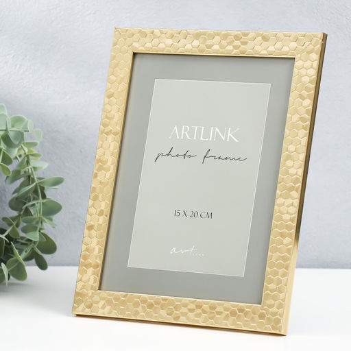 Фоторамка для фото 15×20 см Stella, пластик, золото