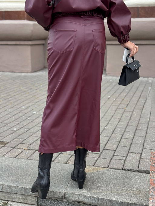 Юбка AURA 5076-164 бургунди