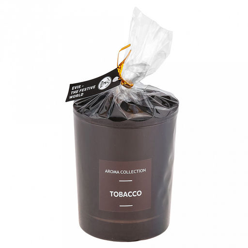 Свеча Incense д7см, h9см, ароматическая Tobacco, в стеклянном стакане, время горения 32 часа (Россия) - Домашняя мода фото 5