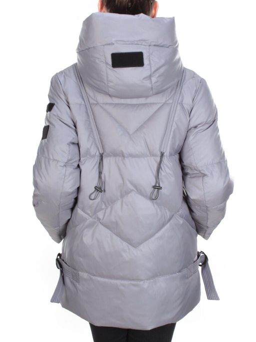 8912 GRAY Куртка зимняя женская CORUSKY (200 гр. холлофайбера) - Fashion фото 5
