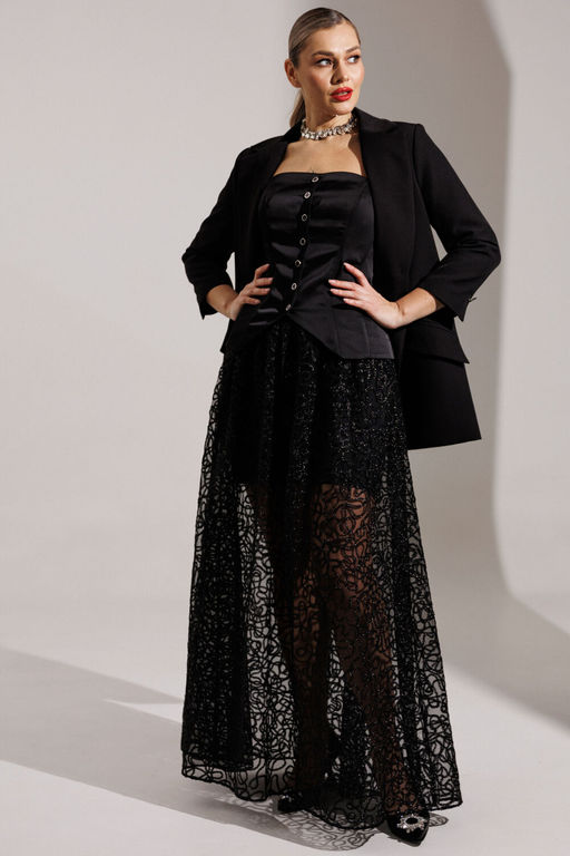 Юбка Мода Юрс 25-2954 черный