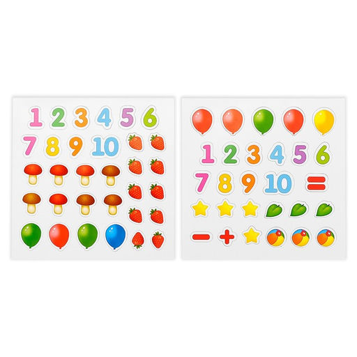 Магнитная книжка-игрушка Цифры, 8 стр. - Буква-ленд фото 6