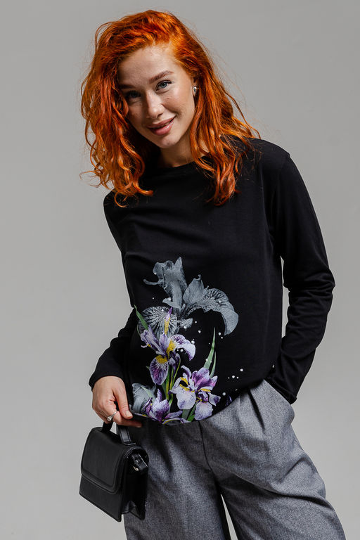 8527 футболка с дл.рукавом унисекс - Натали фото 20