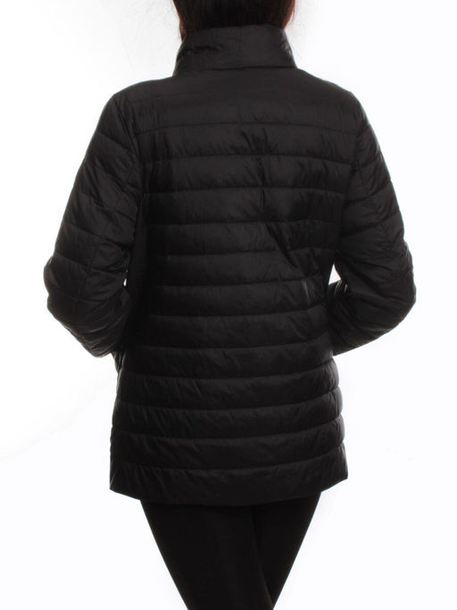 K-635 BLACK Куртка демисезонная стеганая женская (70 гр. холлофайбер) - Fashion фото 8