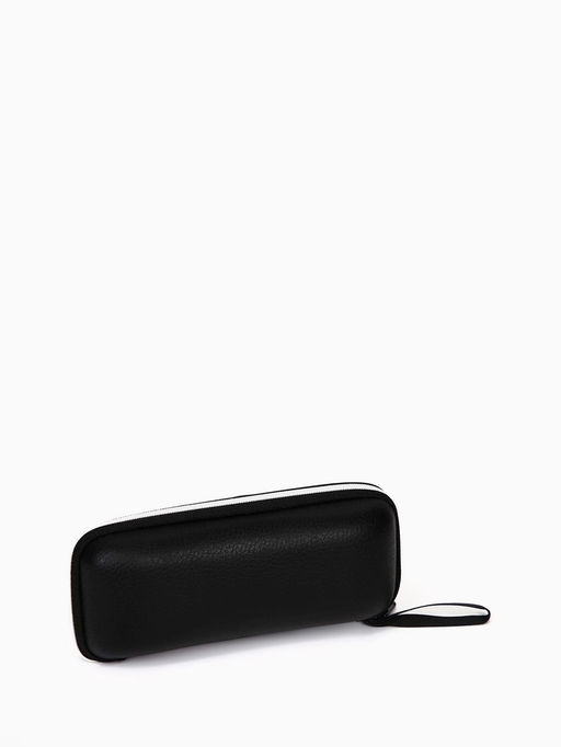 Футляр для очков на молнии «Шартр», длина 16.8 см, с ручкой, чёрный