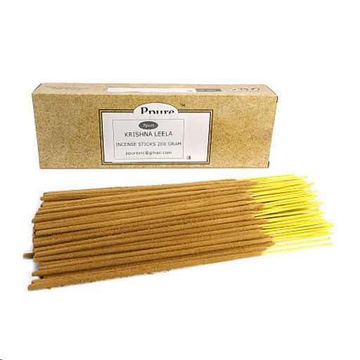 Благовония весовые Ppure Krishna Leela уп-200гр Кришна Лила Цветы Рудракши Цитронелла Мед