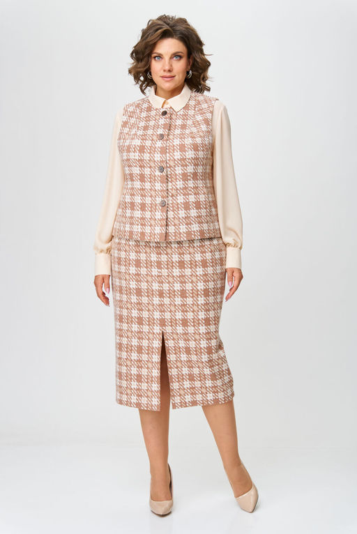 Костюм Anastasia Mak 1259 кремовый  фото 15