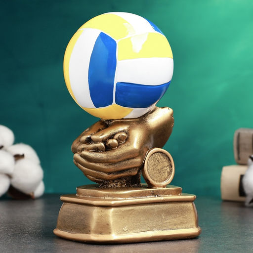 Фигура наградная, стела «Волейбол», 8.5×11×18 см