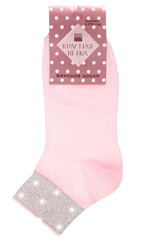 Носки женские с люрексом Красная ветка  фото 2