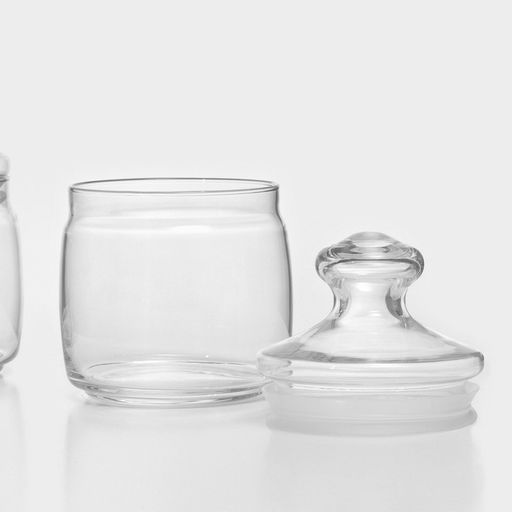 Набор стеклянных банок для сыпучих продуктов Cesni, 500 мл, 3 шт