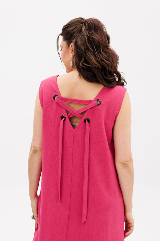 Сарафан ANELLI 1472.1 малиновое вино  фото 7