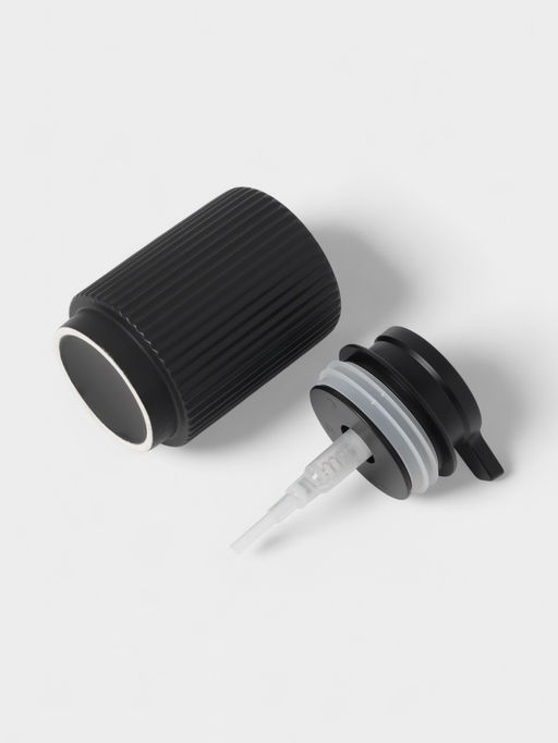 Набор аксессуаров для ванной Грани, 4 предмета, мыльница, дозатор для мыла, 2 стакана, чёрный - Simaland фото 7