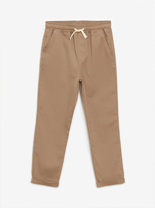 Beli Lastikli Slim Fit Erkek ?ocuk Pantolon