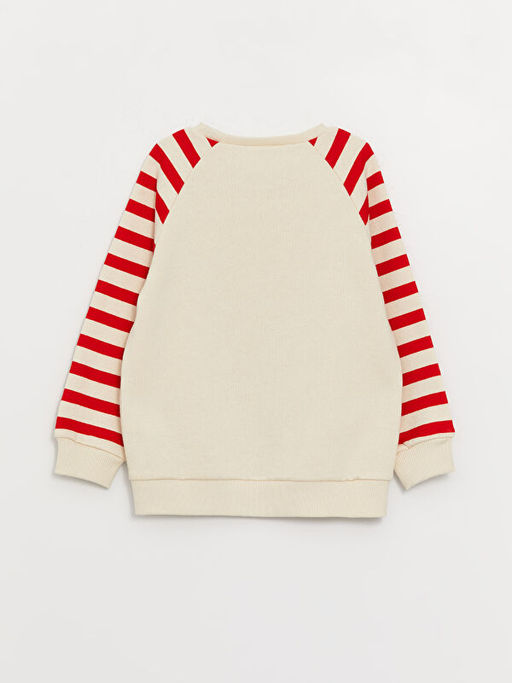 Bisiklet Yaka Y?lba?? Temal? Uzun Kollu Erkek Bebek Sweatshirt 2li - Waikiki фото 3