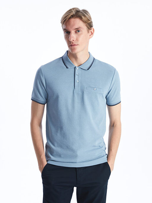 Polo Yaka K?sa Kollu Erkek Ti??rt