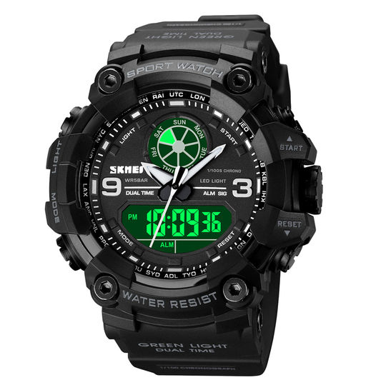 Часы наручные Skmei мужские электронные спортивные 1818black