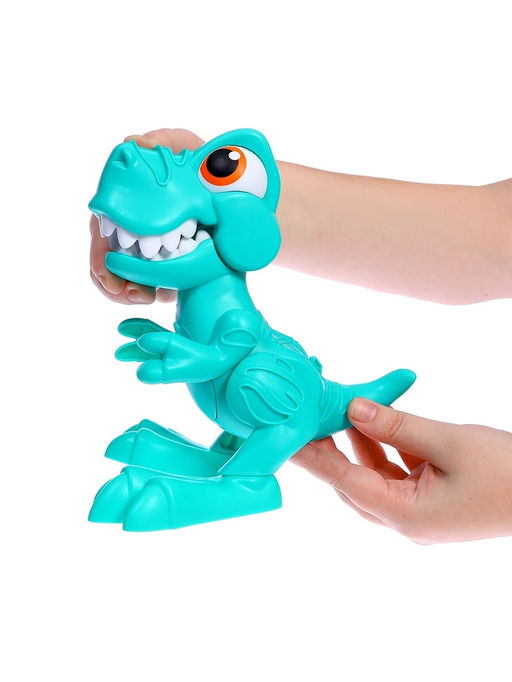 Набор для игры с мягким пластилином Диномир, 6 баночек с массой для лепки, 5 форм - Эврики фото 19