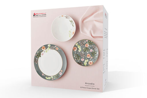 Обеденный набор Arcadia, зелёный, 4 персоны, 12 предметов - Maxwell & Williams фото 6
