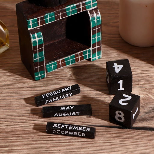 Вечный календарь настольный Сова у камина, 9.5417 см, дерево, МИКС - Simaland фото 5