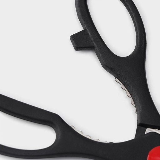 Набор ножей кухонных на подставке Доляна «Металлик», 7 предметов: 5 ножей, мусат и ножницы, серебристый