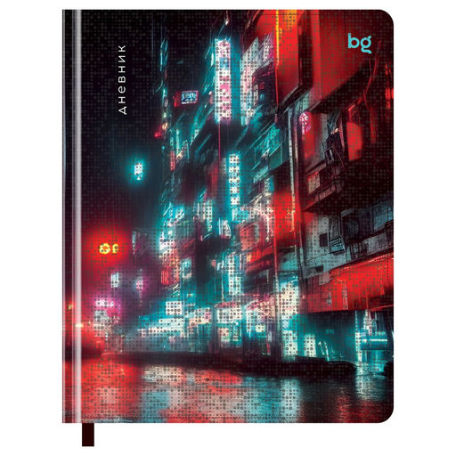 Дневник тв. об., иск. кожа 1-11 кл. "City" (D5h48_58496, BG) выб. лак, печать, ляссе