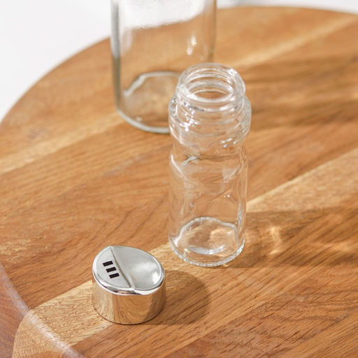 Набор для специй на подставке «Эксклюзив», 5 предметов: солонка, перечница, 2 соусника, сахарница с ложкой, на подставке, стекло