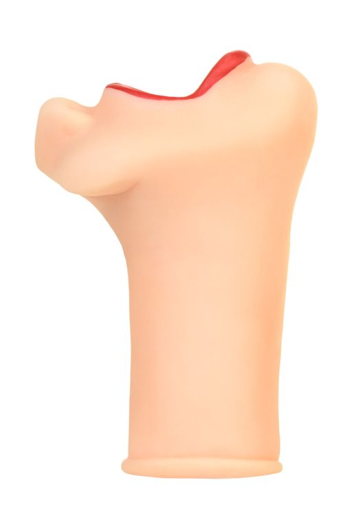 Мастурбатор реалистичный TOYFA Juicy Pussy Juicy Lips, рот, TPR, телесный, 12,6 см