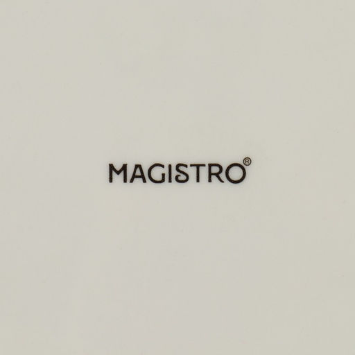 Блюдо для подачи Magistro «Церера», 20×18 см, фарфор, оранжевое