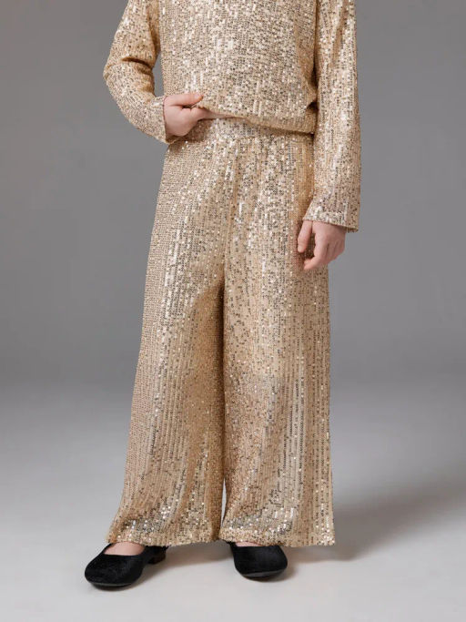 ACOOLA / Брюки детские для девочек Neser_pn светло-золотой  фото 4
