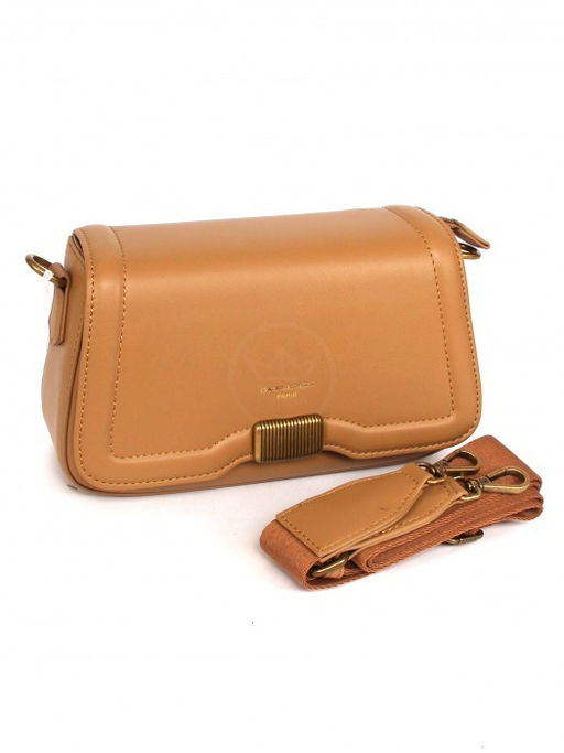 Сумка женская искусственная кожа DJ-CM 6961A-L.BROWN, 1отд, плечевой ремень, карамель SALE 262220 - Adelia фото 6
