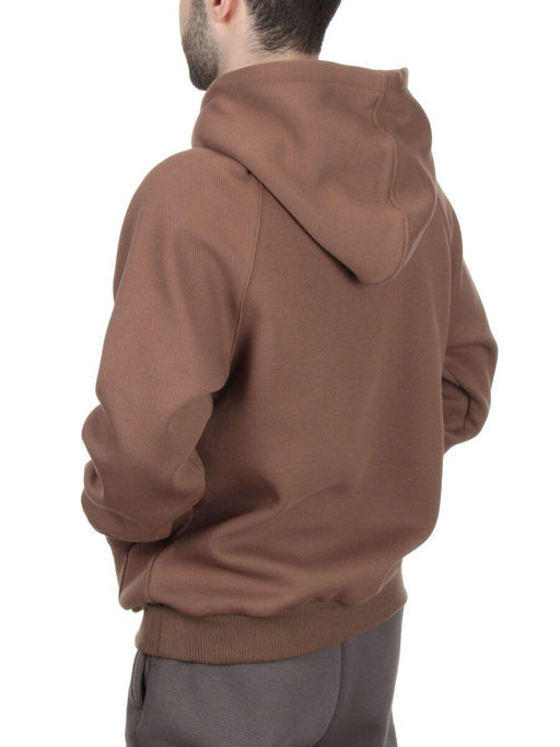 E21 DK. BROWN Худи мужское (90% хлопок, 10% полиэстер)