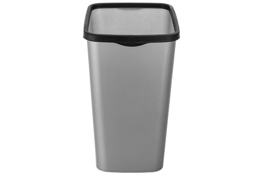 Ведро для мусора с фиксатором 9 л 23,5*19,2*29 см Тандем сер.металлик/черный (модель 841158) - Elan gallery фото 10