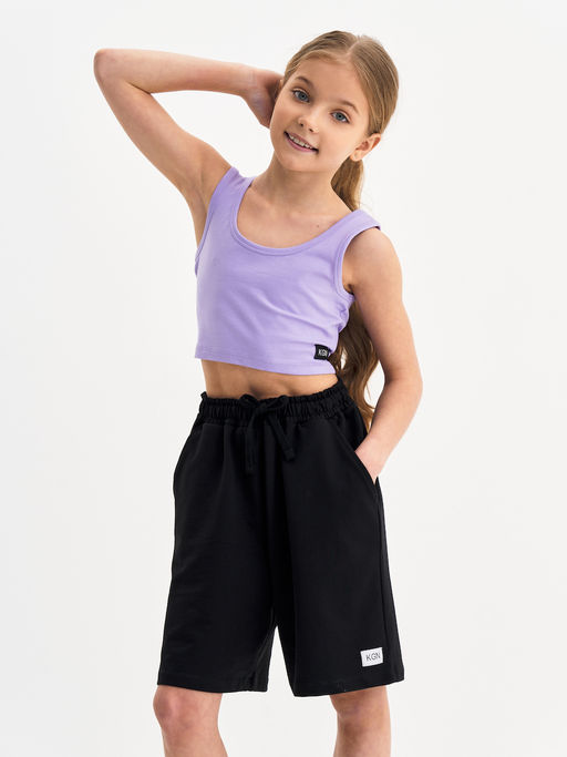 Черные шорты для девочки - Kogankids фото 23