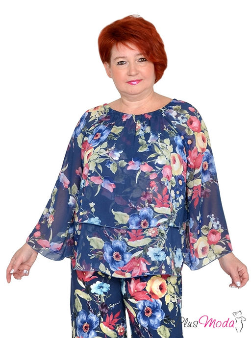 Туника Модель №1555 размеры 44-84 - Plusmoda фото 3