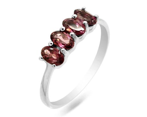 Кольцо из серебра родолит, Сена