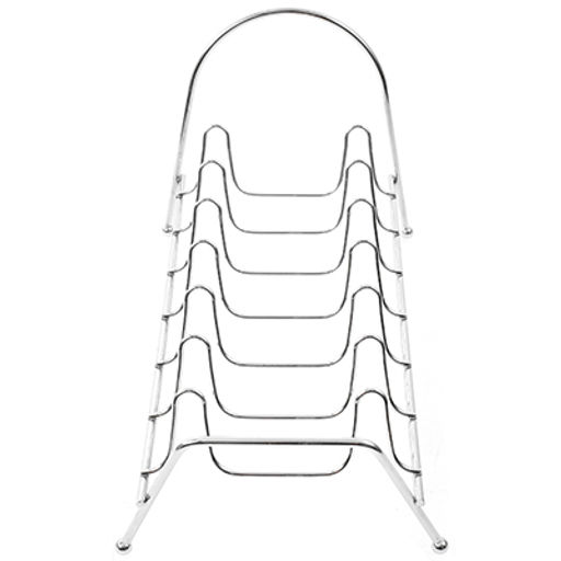 Сушилка для посуды проволочная 27х14х7см одноярусная, настольная, хромированная (Китай) - Домашняя мода фото 2