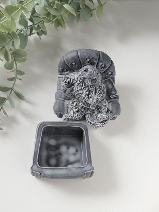 Шкатулка "Кот в кресле", 8см