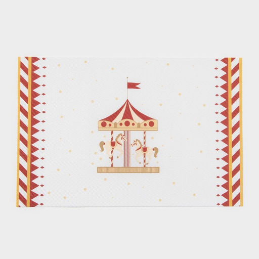 Салфетки сервировочные Доляна «Парк аттракционов», 4 шт., новогодние, 45×30 см