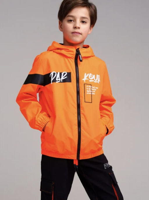 12411063 Куртка с полиуретановым покрытием для мальчиков (ветровка)