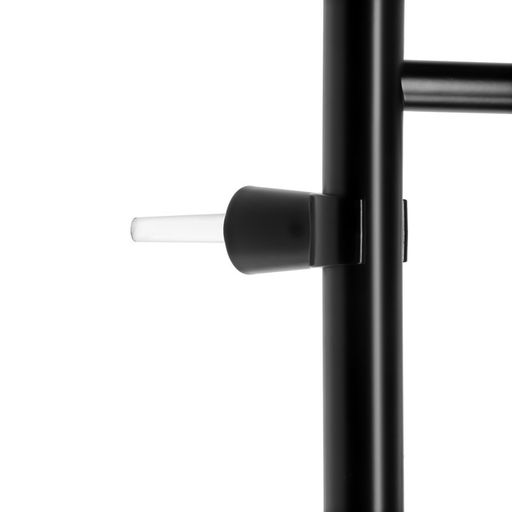 Полотенцесушитель электрический ZEIN PE-05, «Виктория», 400×600 мм, 4 перекладины, черный