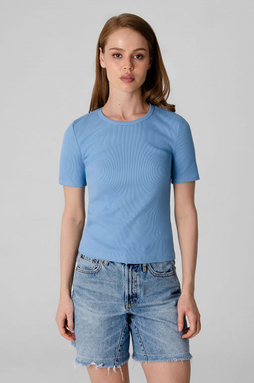 Арт.3203/4 Футболка женская 42-48 (4 шт) Цвет:Голубой - Калинка фото 2