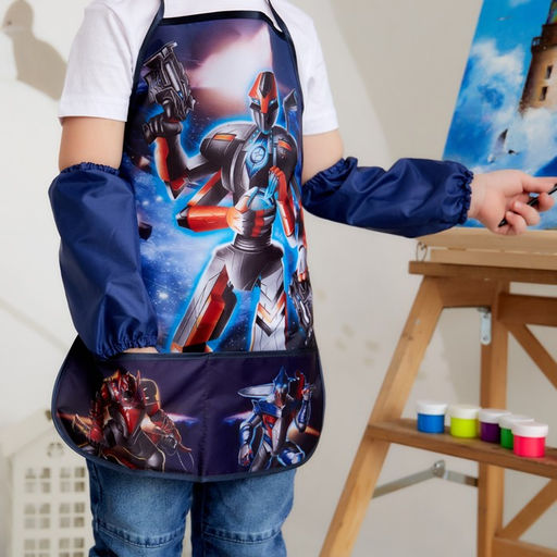 Фартук с нарукавниками детский Этель Робот, 49 х 39 см  фото 3