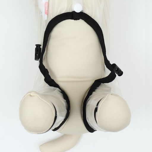 Дождевик-комбинезон для собак, р-р 2ХL (ДС 42, ОГ 55, ОШ 46,5 см, вес 15-20 кг), прозрачный - Simaland фото 9