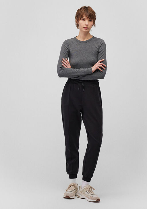 Sporty Lux Siyah Basic Esofman Alt?