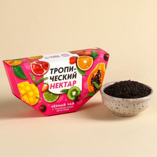 Чай чёрный Тропический нектар вкус: тропические фрукты, 20 г.